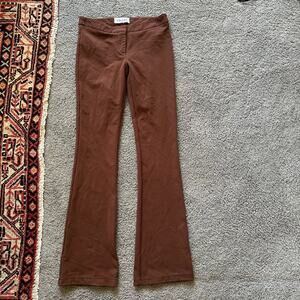 Callas Women's Brown Flared Trousers